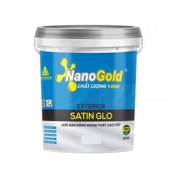 Sơn bán bóng ngoại thất cao cấp NanoGold Exterior Satin Glo A915