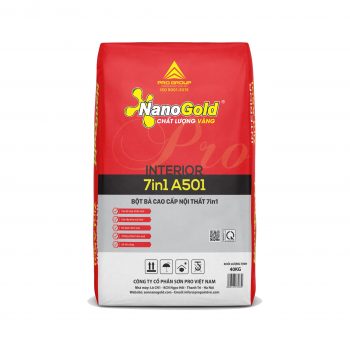 Bột bả cao cấp nội thất NanoGold 7in1 A501