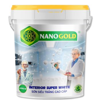 Sơn siêu trắng cao cấp NanoGold Interior Supper White A990W