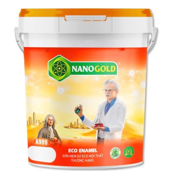 Sơn men sứ eco nội thất thượng hạng Nano Gold Eco Enamel A999