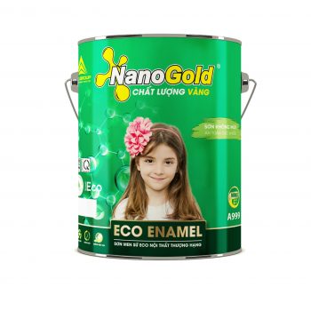 Sơn men sứ eco nội thất thượng hạng Nano Gold Eco Enamel A999