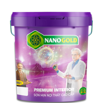 Sơn mịn nội thất cao cấp NanoGold Premium Interior A901