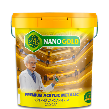 Sơn nhũ vàng ánh kim cao cấp – Acrylic Metalic – A923