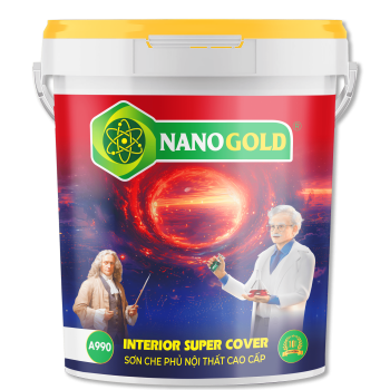 Sơn che phủ nội thất cao cấp NanoGold Super Cover A990