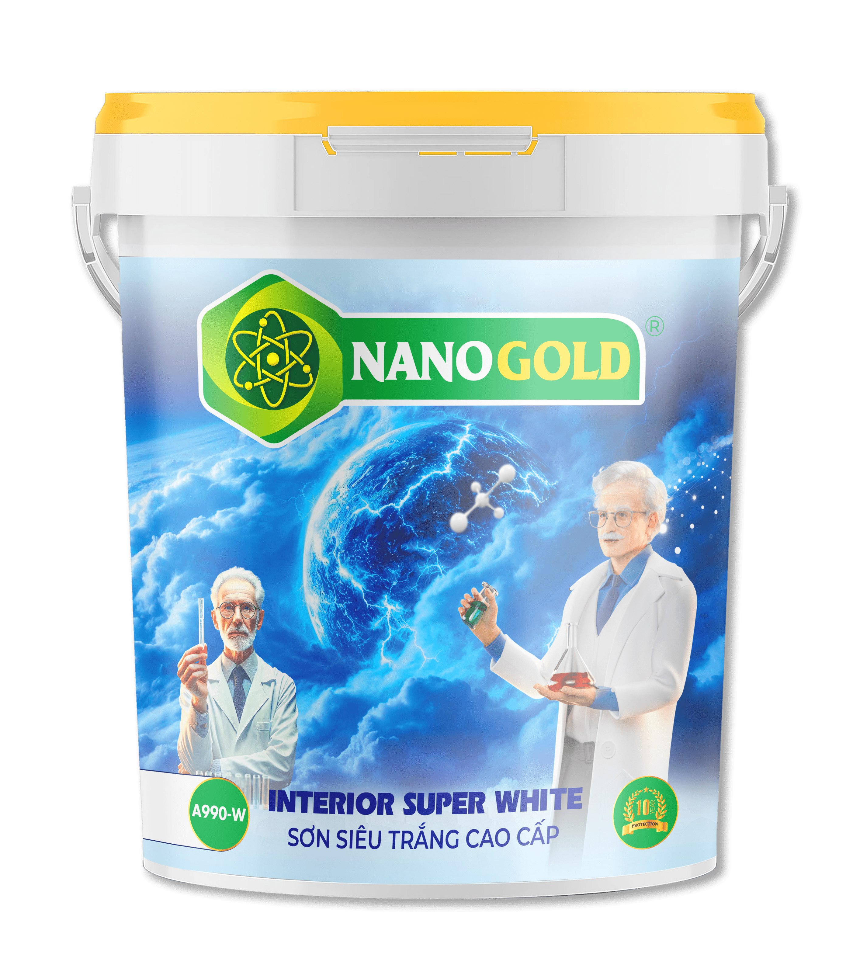 Sơn siêu trắng cao cấp NanoGold Interior Supper White A990W - Sơn Nano ...