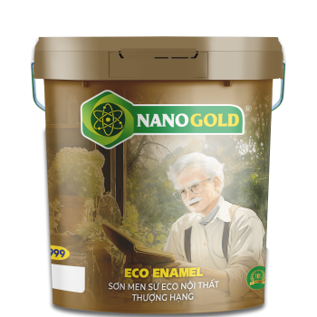 Sơn men sứ eco nội thất thượng hạng Nano Gold Eco Enamel A999