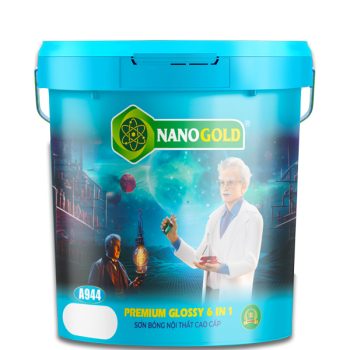 Sơn bóng nội thất cao cấp NanoGold Premium Glossy 6 in 1 A944