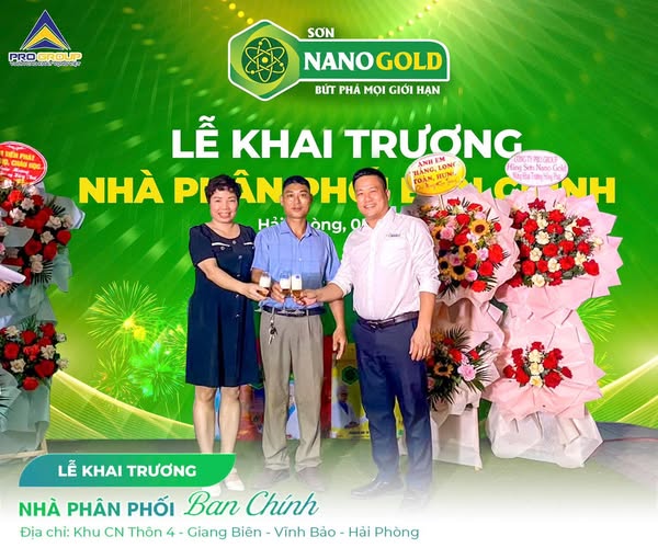 CHÚC MỪNG KHAI TRƯƠNG NHÀ PHÂN PHỐI BAN CHÍNH (HẢI PHÒNG) – CÙNG NANOGOLD MỞ RỘNG THỊ TRƯỜNG MIỀN BẮC