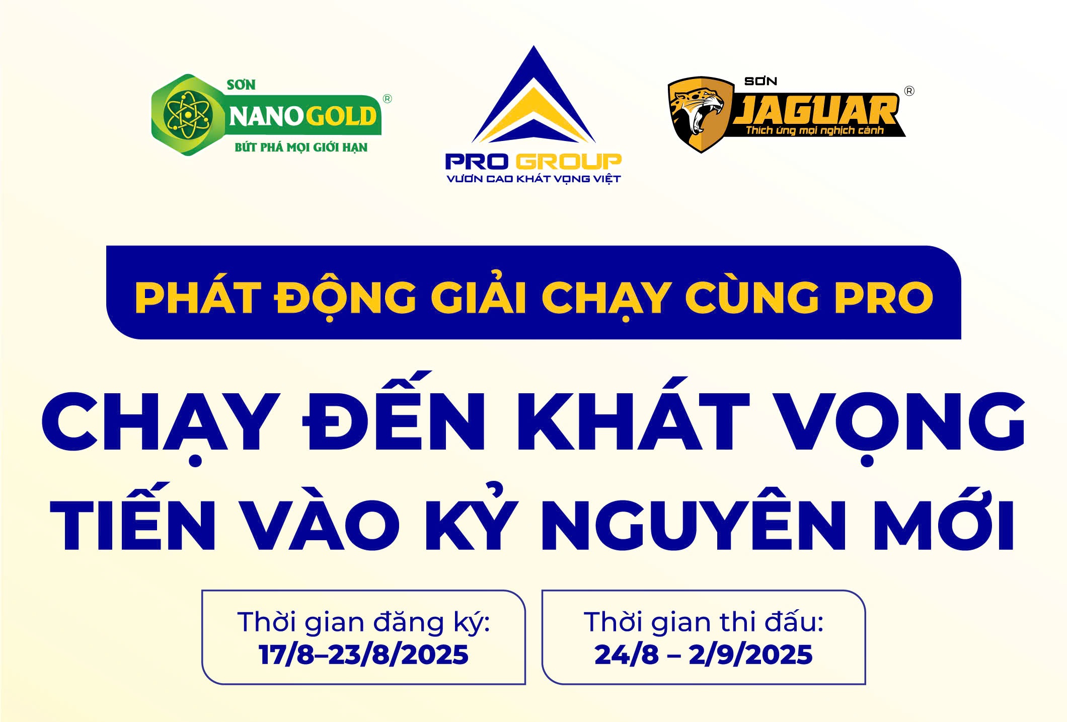 PHÁT ĐỘNG GIẢI CHẠY TOÀN QUỐC: CÙNG PRO GROUP CHẠY ĐẾN KHÁT VỌNG – TIẾN VÀO KỶ NGUYÊN MỚI