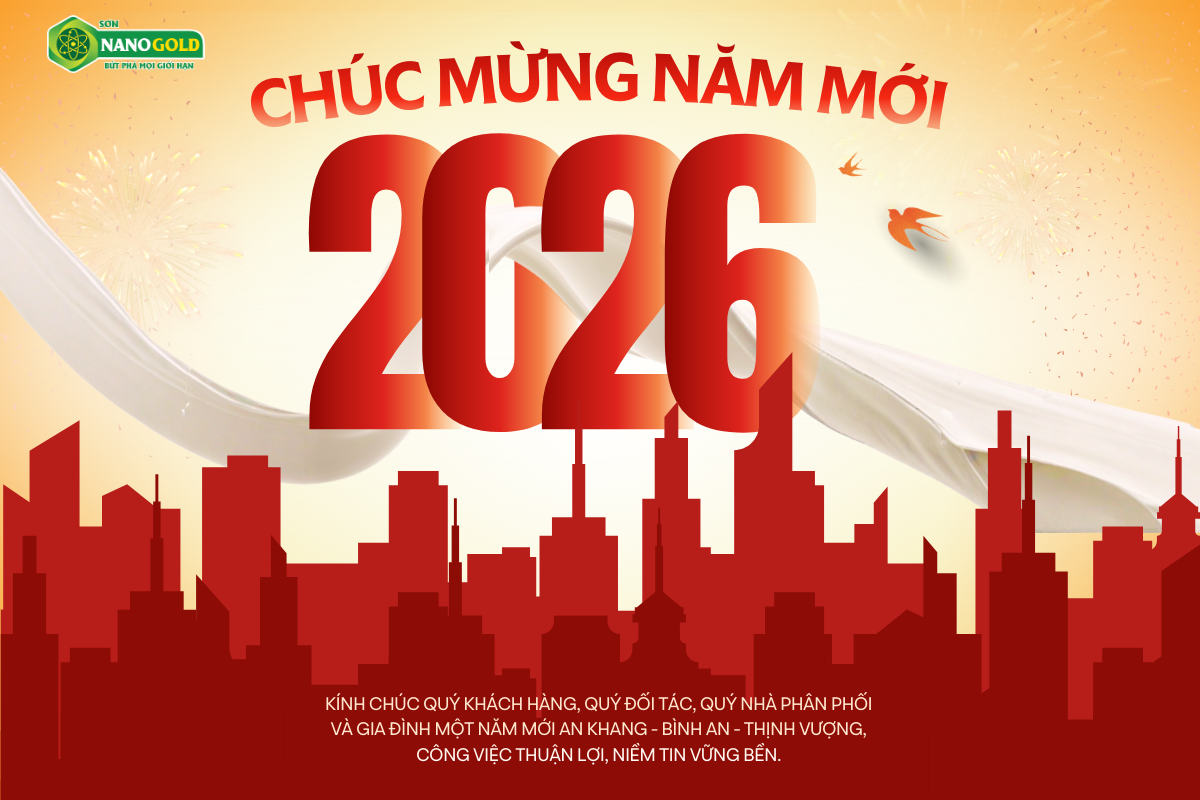 🎉 SƠN NANOGOLD CHÚC MỪNG NĂM MỚI 2026 🎉