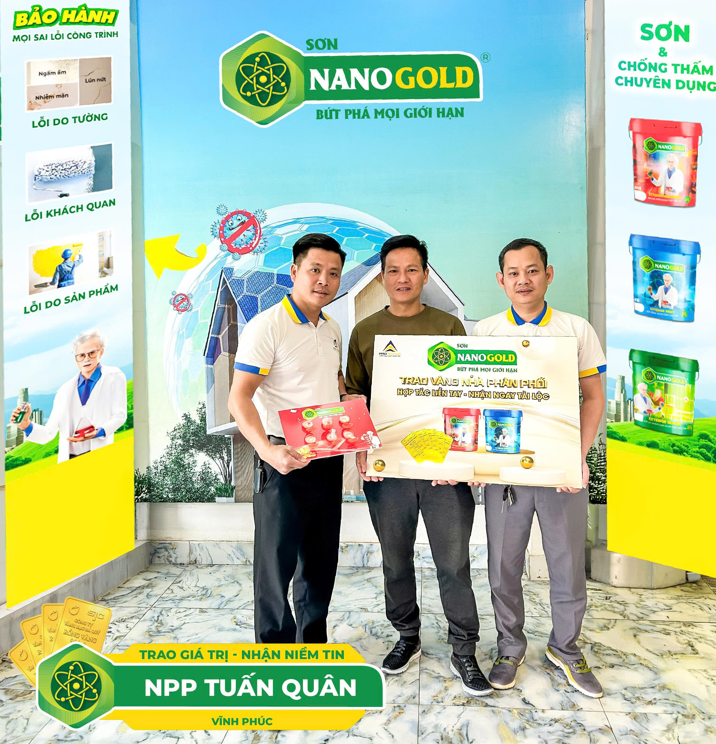 💰 NANOGOLD TRAO LỘC MAY – CHÚC NPP TUẤN QUÂN PHÁT TÀI ĐẦU XUÂN