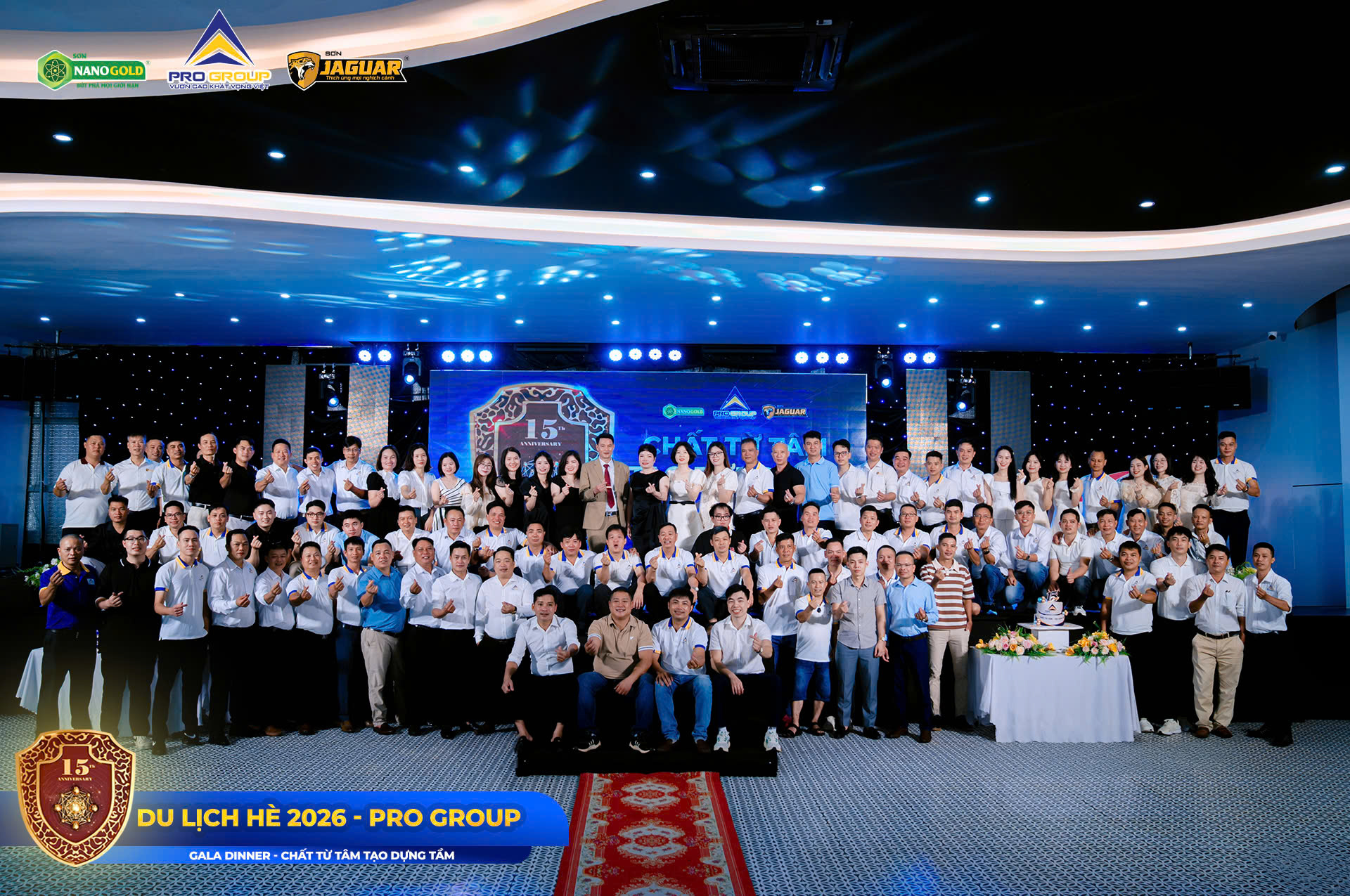 🔥 GALA DINNER BÙNG NỔ CẢM XÚC – “CHẤT TỪ TÂM, TẠO DỰNG TẦM” ✨