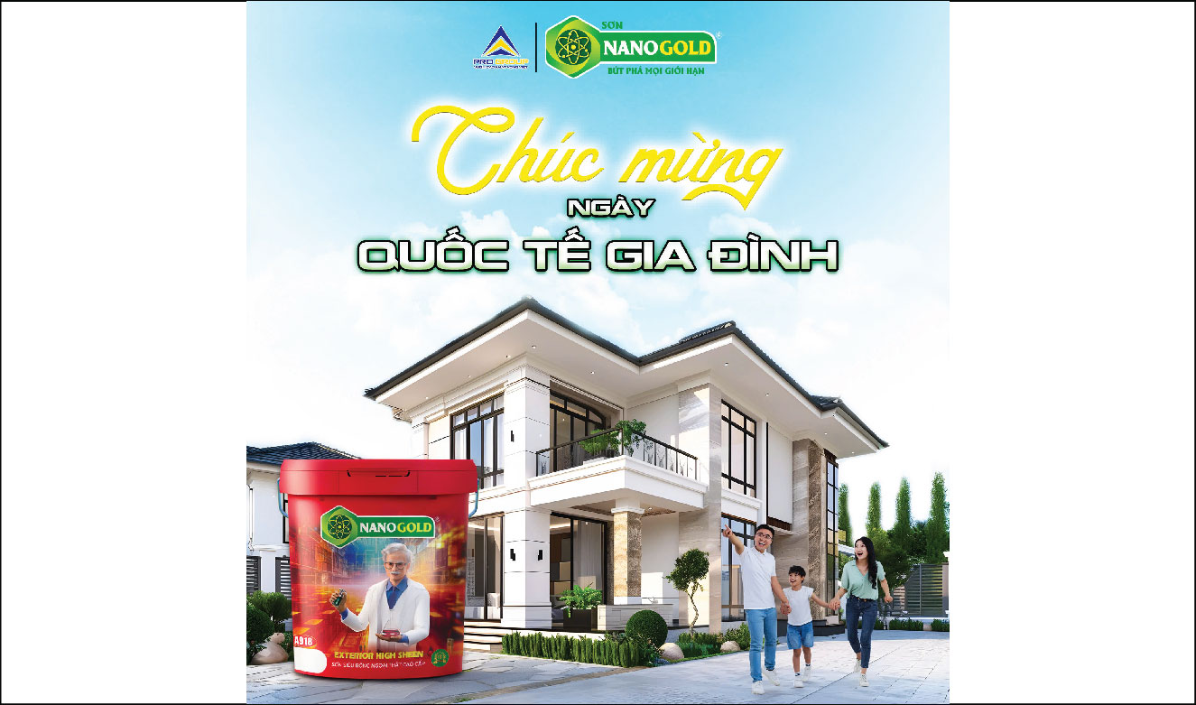 SƠN NANOGOLD CHÚC MỪNG NGÀY QUỐC TẾ GIA ĐÌNH 15/5