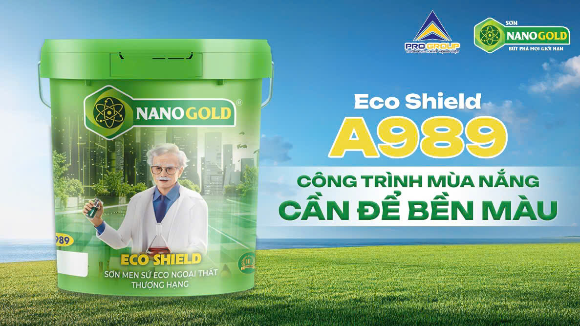 𝐄𝐂𝐎 𝐒𝐇𝐈𝐄𝐋𝐃 𝐀𝟗𝟖𝟗 – GIẢI PHÁP NGOẠI THẤT CHO CÔNG TRÌNH BỀN MÀU MÙA NẮNG
