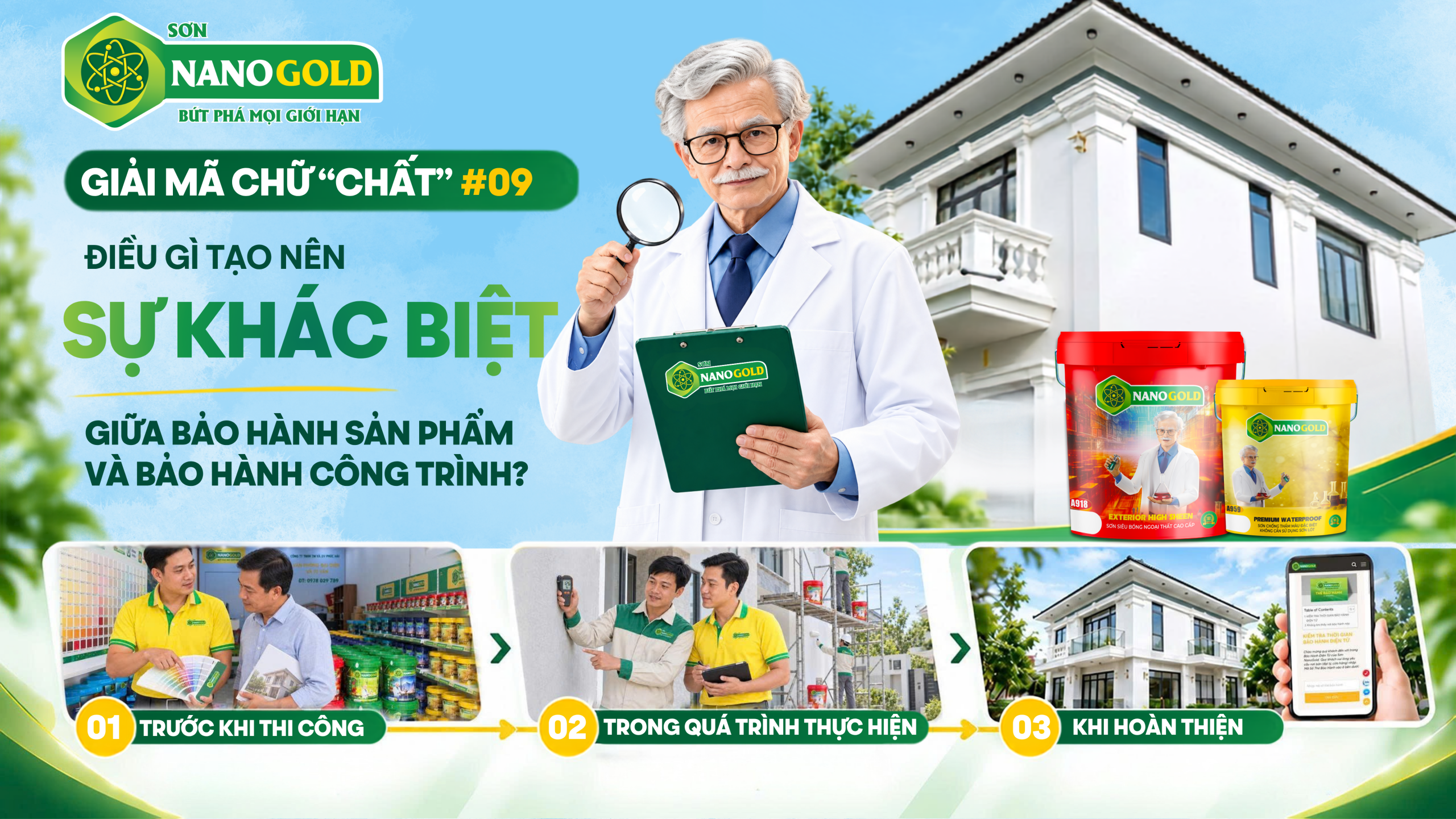 GIẢI MÃ CHỮ “CHẤT” #09 | BẢO HÀNH SẢN PHẨM HAY BẢO HÀNH CẢ CÔNG TRÌNH?
